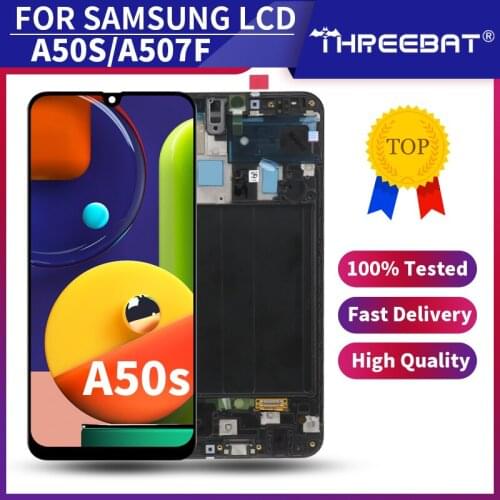 New SUPER AMOLED For Samsung galaxy A50S 2019 A507 A507F LCD Display Touch Screen Digitizer Assembly SM-A507FN/DS SM-A507FN LCD