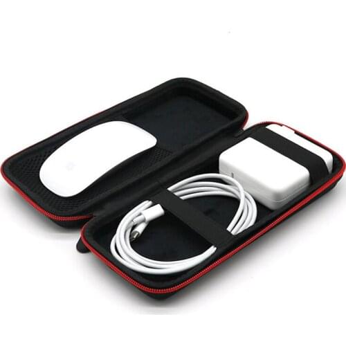 Portable EVA Storage Box Mobile power bag Travel Hard Case For Charger/mouse/charging cable for Battery Power Bank with zipper