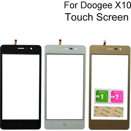 Touch Screen For Doogee X10 Touch Digitizer Panel Front Glass Touchscreen Sensor Repair Touchpad Mobile Phone Tools 3M Glue