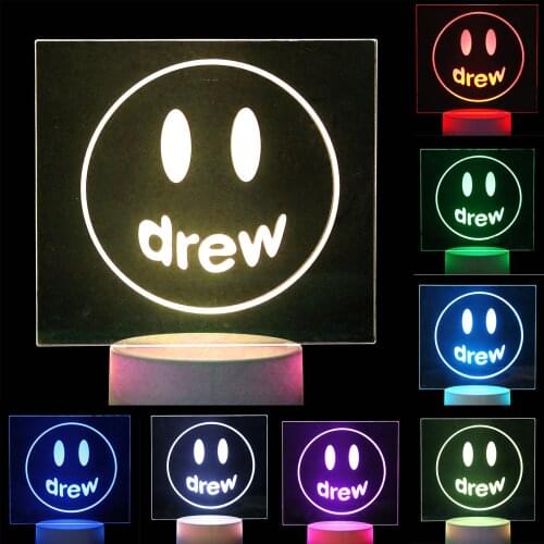 3D LED Illusion Lamp Light, Smile Face Night Light Lamp 16 Colors Change with Remote,Valentines Day Present/Birthday/Room/Party