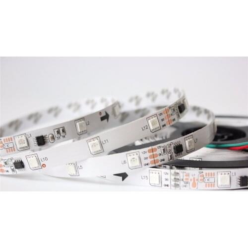 Led Strip 1903 IC 5050 chip DC12V Digital RGB Dream color 133 types Non waterproof 5M/lot 150leds stage led