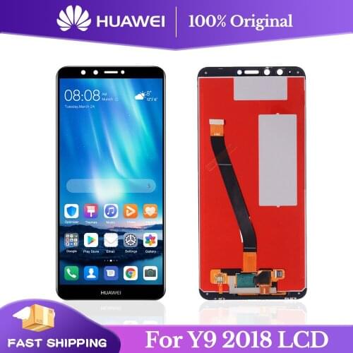 5.93'' Original For Huawei Y9 2018 LCD Display Screen Touch Digitizer Assembly For Huawei Enjoy 8 Plus With Frame FLA-L22 LCD