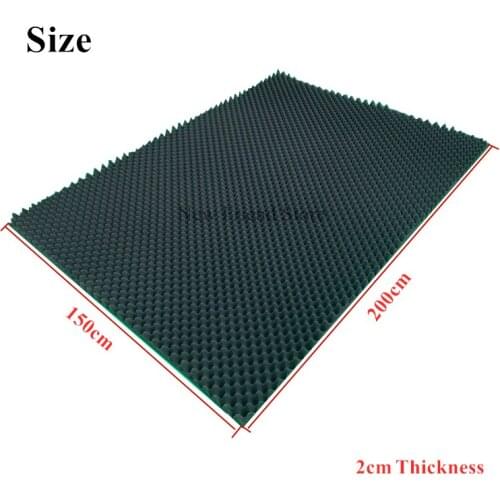 1PC 150x200x2cm Studio Acoustic Foam Sound Egg Soundproof Absorption Treatment Panel 2cm Thickness Large Size Sealing Strips