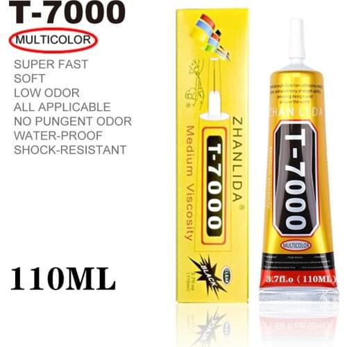110ml T7000 Glues Multipurpose Adhesives Super Glues T7000 Black Liquid Epoxy Glues For DIY Crafts Glass Phone Case Metal Fabric
