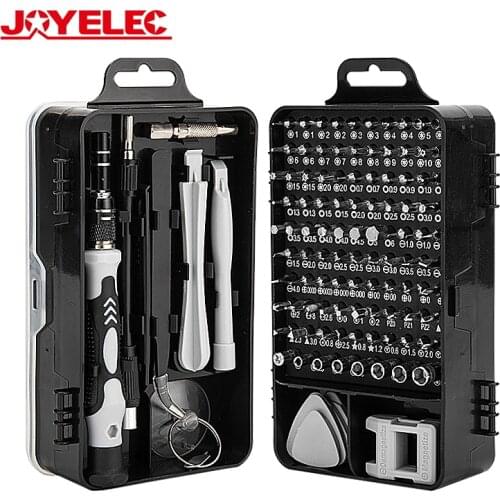 115 in 1 Screwdriver Set of Screw Driver Bit Set Multi-function Precision Mobile Phone Repair Device Hand Tools Torx Hex