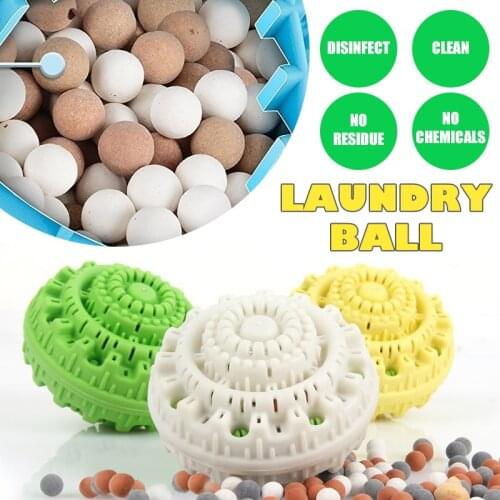 2/4/6PCS Creative Laundry Ball TPR Household Cleaning Tool Bamboo Charcoal Nanoscale Ceramics Washing Balls Clothes Housekeeping