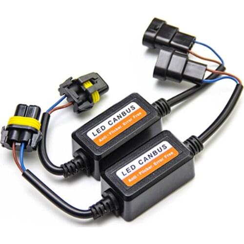 2pcs error Free Canbus Decoder for Led Headlight for Car Led headlight Bulbs Fog Lamp Can-Bus H7 H11 9005 9006