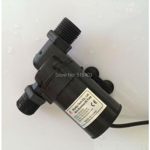 2pcs/Lot Micro Brushless Pump Solar Power DC Pump Centrifugal Water Pump 800/800A-G, 24V 1200LPH 5.5M for hot water, Submersible