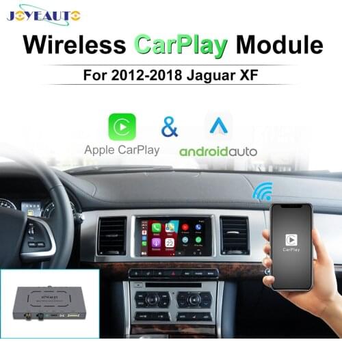JoyeAuto Kit Wireless Apple Carplay For Jaguar XF 2014 2015 Android Auto Module Aftermarket Reserve Camera MIirroring Car Play