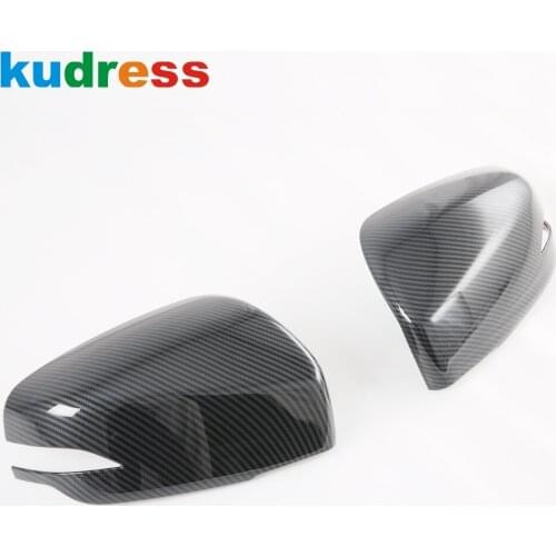 For Subaru Outback 2020 2021 2022 Carbon Fiber Side Door Rearview Mirror Cover Trim Door Mirrors Frame Covers Car Styling 2pcs