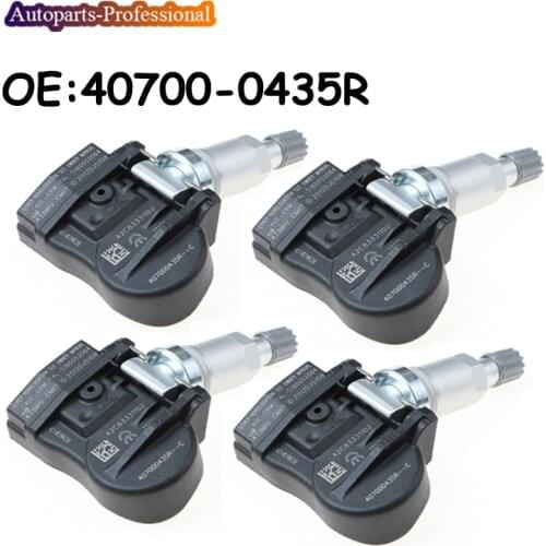 4 PCS Car 40700-0435R 407000435R 433MHZ For Renault Megane For Laguna Fluence For Latitude TPMS Tire Pressure Sensor 407003743R