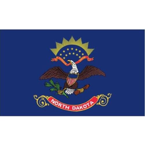 90x150cm USA State of North Dakota Flag
