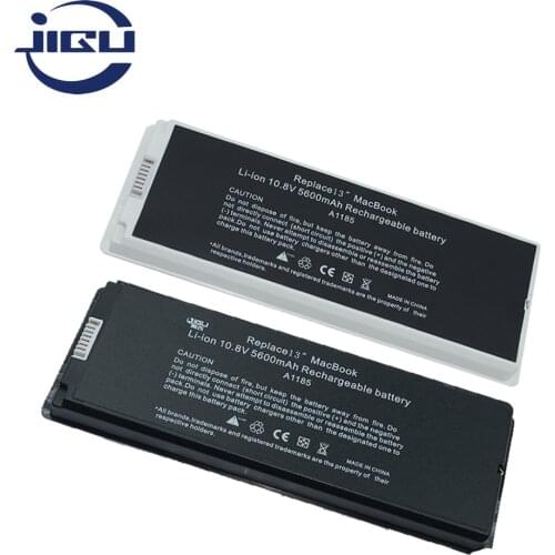 JIGU White&Black Laptop Battery For Apple MA566 A1185 MA566FE/A MA566G/A MA566J/A For MacBook 13" A1181 MA472 MA701