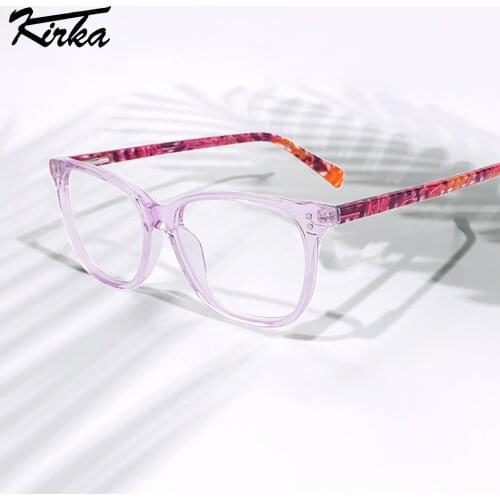 Kirka Fashion Anti Blue Ray Computer Glasses Children Oval Eyeglass Girl boy Blue Light Blocking Coating Eyewear Optical Frames