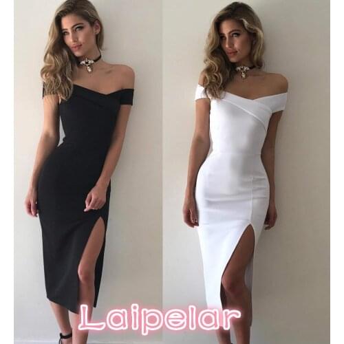 New Sexy women strapless summer spring vestidos clubwear Clothes Laipelar