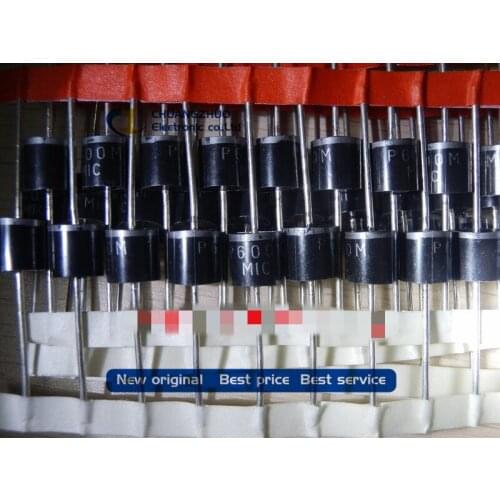 20pcs/lot New original P600M P600M-E3/54 DIODE GEN PURP 1KV 6A P600 original qlan