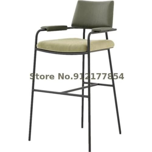 Modern Minimalist Designer High Stools Coffee Shop Nightclub Bar Chair Front Desk Ktv Bar Chair Home Creative Dining Chair
