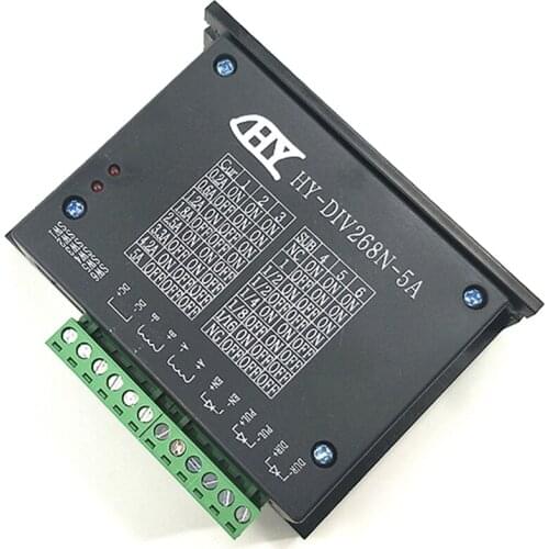 TB6600 5A Stepper Driver CNC Controller Nema 17,23, Tb6600 Single Axes Two Phase Hybrid Stepper Motor for Cnc