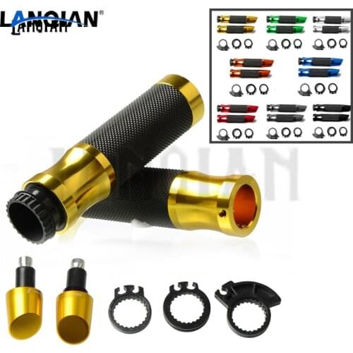Universal Motorcycle Aluminum Fit 7/8" 22mm CNC Handle Bar Hand Grips MOTOR Motorcycle Accessories Multi-Color Selection