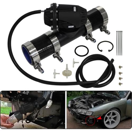 SSQV Blow Off Valve SQV4 + 2" 50mm Alloy Flange Adapter Pipe For H**KS BOV