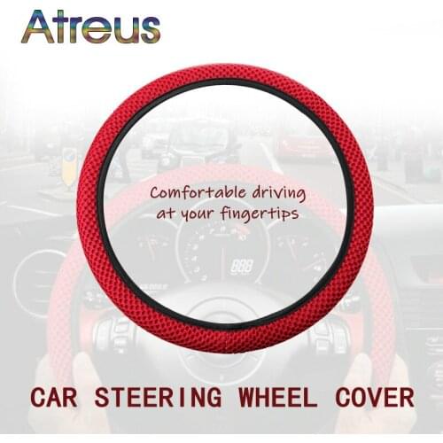 DIY Breathability Skidproof Car Steering Wheel Cover For Volkswagen Polo BMW G20 G30 E46 E60 E90 Audi A4 A3 A5 opel astra 2020