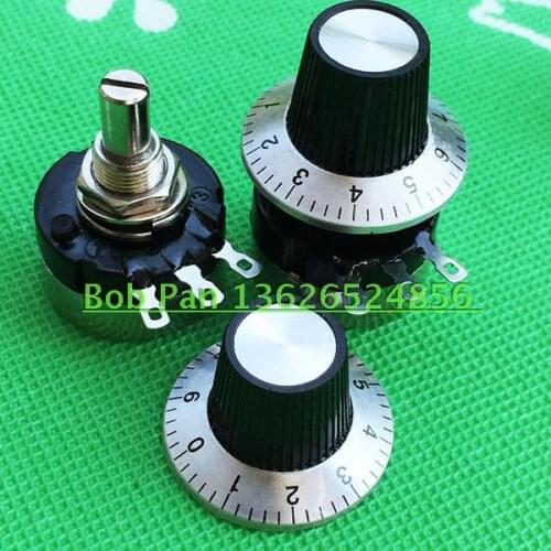 TOCOS RV24YN lap carbon film potentiometer adjustable resistance with C-129mm cap calibration knob