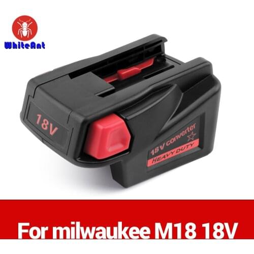Battery Adapter Converter For Milwaukee Power Tools Convert M18 18V NI-CD Tools Battery To V18 Li-Ion Batteries USB Output Port