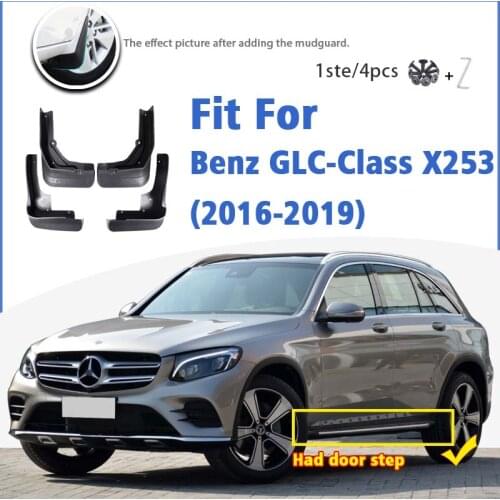 Mudguard For Benz GLC Class X253 2016 2017 2018 2019 Front Rear 4pcs Mudflaps Mudguards Car Accessories Splash Guard Fender