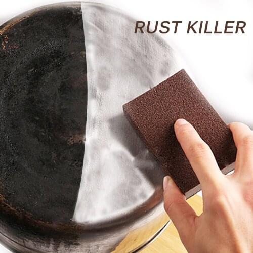 Emery Sponge Melamine Sponge Magic Eraser For Removing Rust Cleaning CottonSponge Kitchen Supplies Descaling Clean Rub Pot