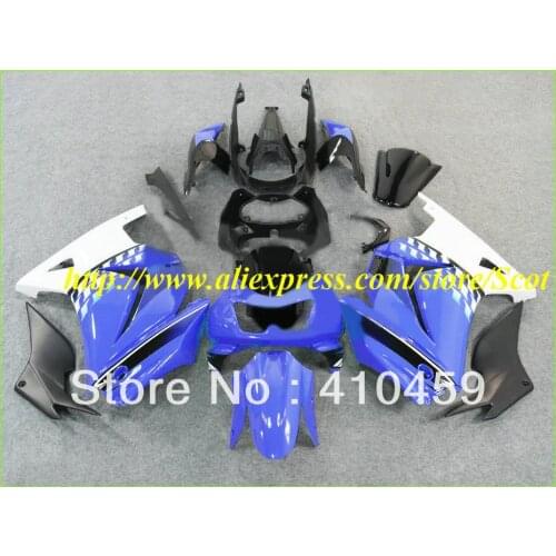 Top-rated blue white black Fairing kit for KAWASAKI Ninja ZX250R 08 09 10 11 12 ZX 250R 2008 2012 EX250 08-12 2008-2012