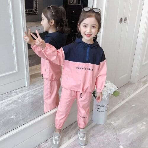Girls Clothes Sets Autumn Spring Kids Clothes Hoodie Pants 2Pcs Girls Sports Suit 4 6 8 10 12 Year Children Quality Clothing Set