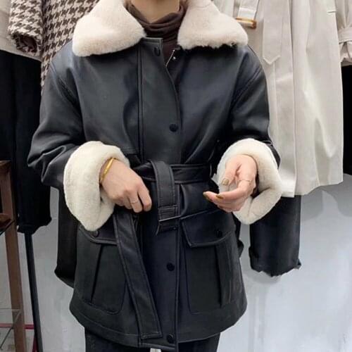 Женские кожаные куртки LWAIXS China At AliExpress