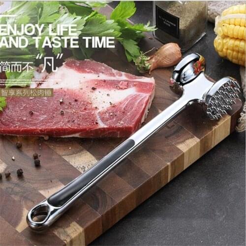 Hammer For Beating Meat Steak Beef Pork Kitchen Supplies Double-Edged