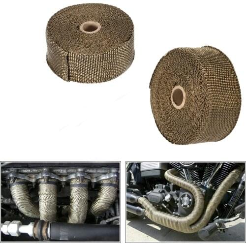 Hot Exhaust Pipe Header Heat Wrap Resistant Downpipe Stainless Steel Ties for Motorcycle Accessories Car Exhaust Repair