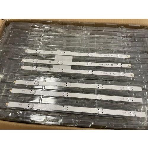 New Kit 6 PCS 8LED 850mm LED backlight strip for LG 43UH6030 43UF640 UF64_UHD_A 43LH60FHD 43UF6407 43UH610V 43UH619V 43UH603