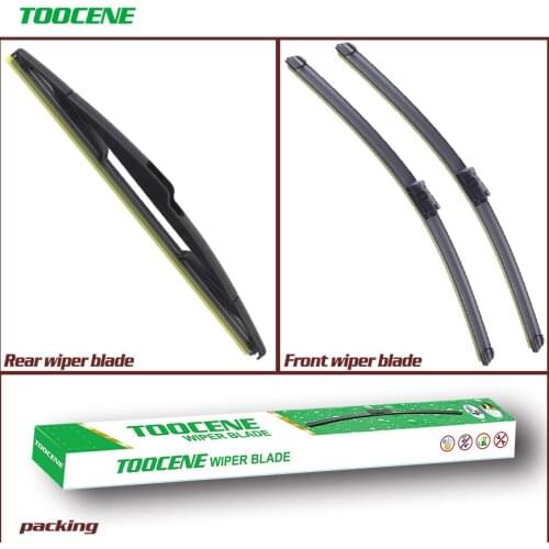 Front and Rear Wiper Blades For Alfa Romeo Giulietta 2010-2016 car Windscreen windshield Wipers Auto Accessories 24"+18"+14"