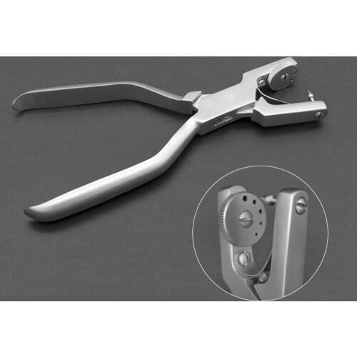 Nasal prosthesis puncher, nose shaping and rhinoplasty, five-hole adjustable punching pliers