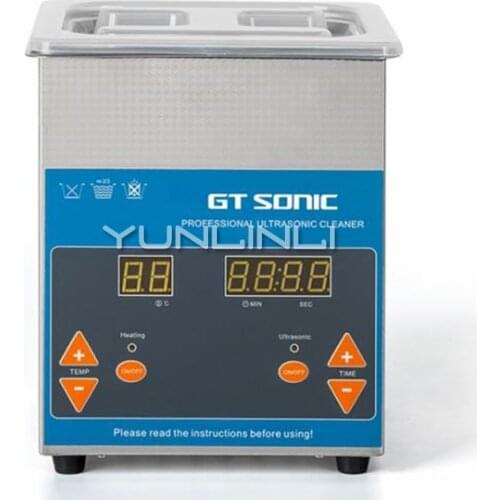 Small Size Ultrasonic Cleaner 1.3L Digital Control Ultrasonic Cleaning Machine Watch/Jewelry Ultrasonic Washing Unit VGT-1613QTD