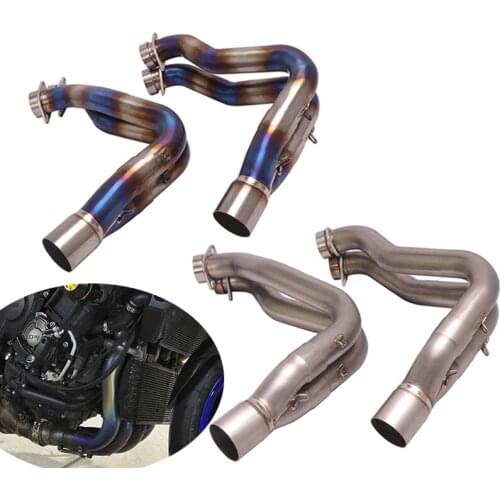 For Yamaha YZF R1 2015-2021 Exhaust System Motorcycle Header Collector Link Pipe Slip On Original Catalyst Titanium Alloy