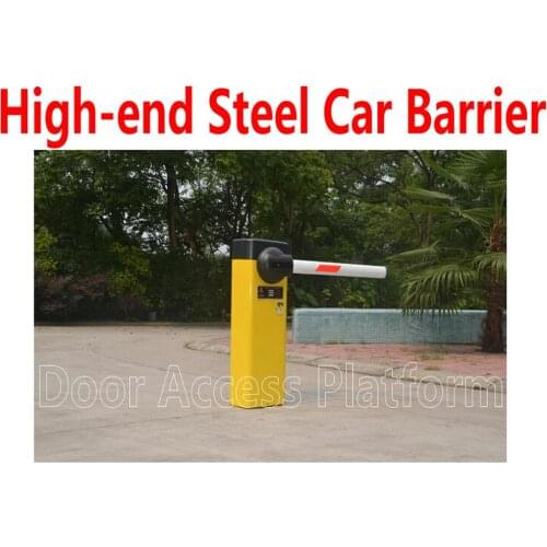 High quality steel shell Yellow Color Car Parking Barrier Entrance+Exit Truck Vehicle door access control door gate boom arm kit