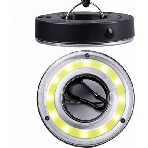 1PC Portable Lantern Camping Light Hook Flashlight LED Bulb Battery Powered Tent Lights Camping Tent Lamp Hanging Lamp Drop Ship