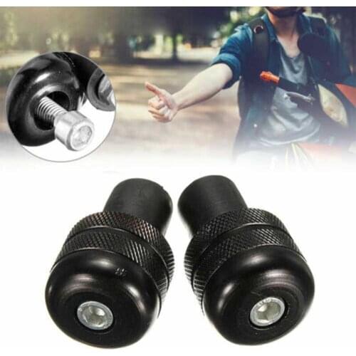 2pcs/set 7/8 Inch Motorccycle Bar End Plugs Weight Bike Aluminum Handlebar Grips Shock-resistant Accessories 22mm