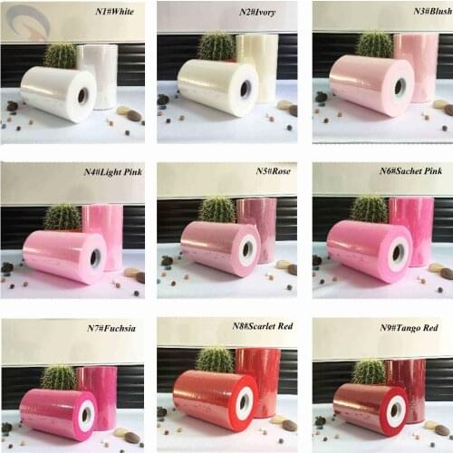 6 Inch 100 Yards Nylon Tulle Roll for Party Decorations