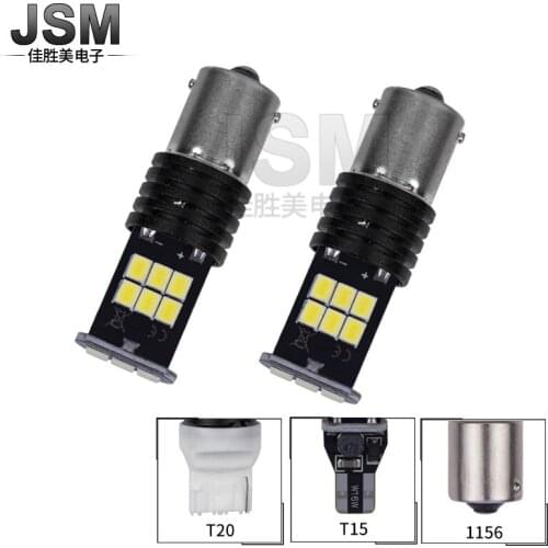 Automobile Led Bright Reversing Lamp 2835 15smd Decoding 1156 T20 Turn Signal Reversing Lamp Car Led Light Car Accessories
