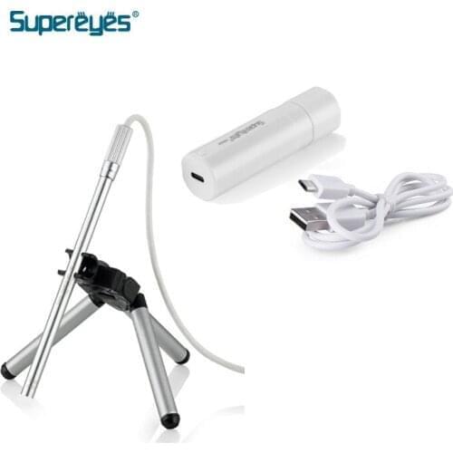 Supereyes Y002 2MP 1-500X Earpick Endoscope Earscope Cleaner Otoscope 7mm Handheld USB Video Microscope Borescope EarWax Removal