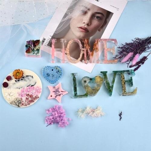 DIY Real Dried Forever Flower Resin Mold Making Natural Flower Resin For Art Jewelry Making Craft Casting Mold Gifts Accessories