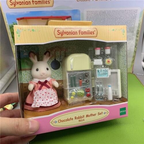 Geniune Sylvanian Doll Families Dollhouse Animal Figures furniture set clothes house food without package