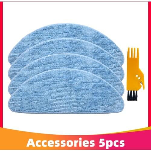 Washable Mop Cloth Dishcloth replacement for Chuwi iLife V7 / V7s Plus Robot Robotic Vacuum Cleaner accessories Blue design