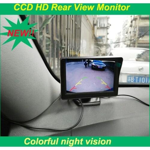 4.3" lcd desktop monitor assist car parking use bring high resolution fit for various car
