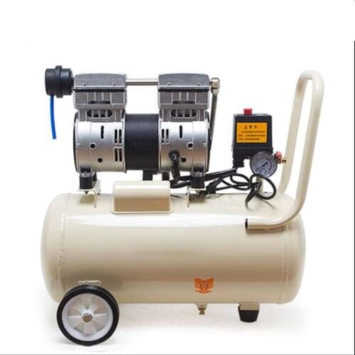 30L Dental Laboratory Mobile Air Compressor Machine Small Air Compressor Oil-free Silent Air Compressor Machine 220V